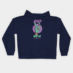 Hard With Us Kids Hoodie